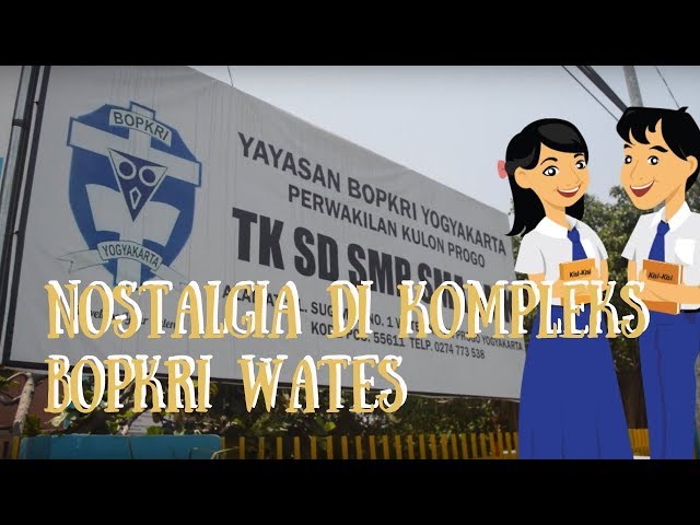 Nostalgia in the BOPKRI Wates School Area, Kulon Progo Regency class=