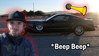 I found the horns to my Zimmer Rolls-Stang and I annoy everyone with them | AutoVlog w/ Reactions