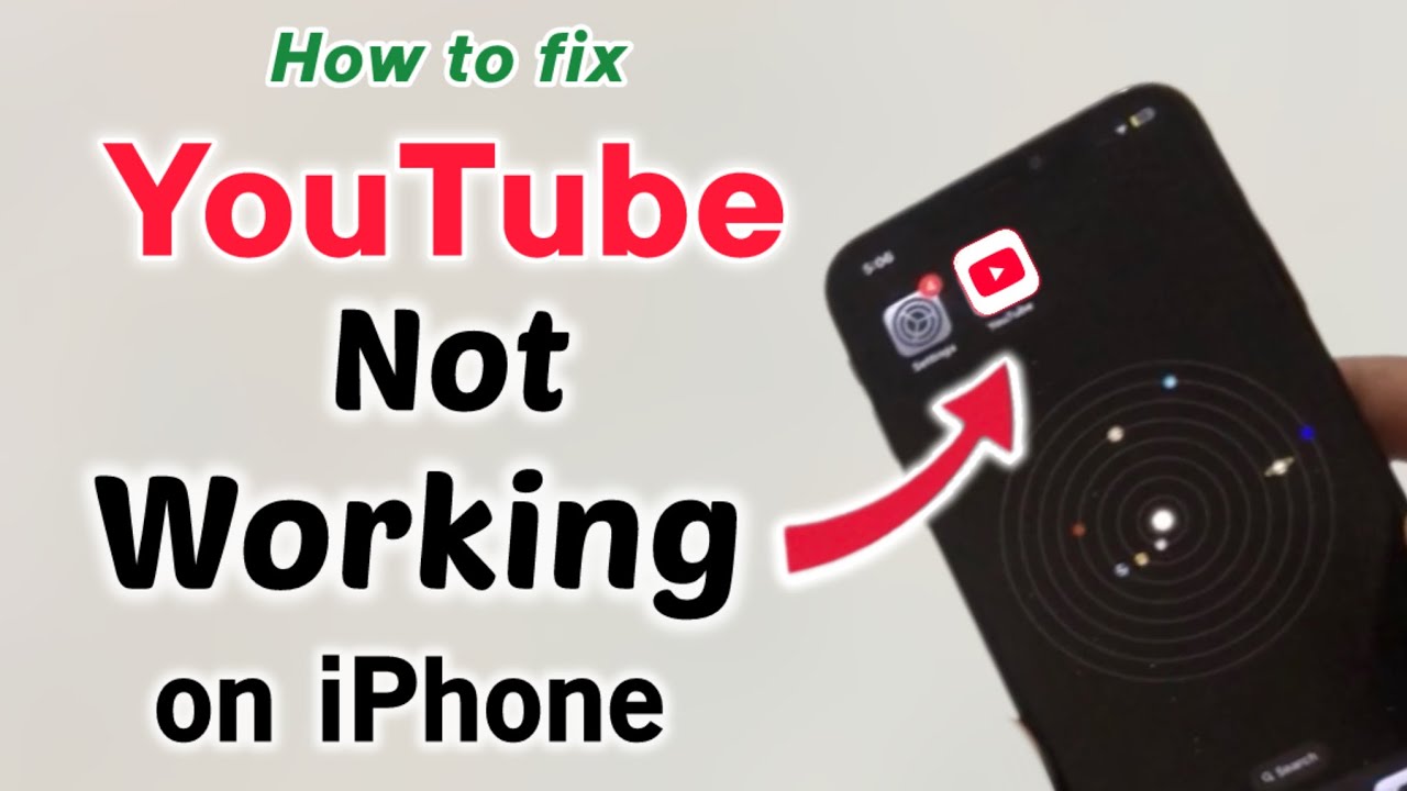 How to Fix YouTube Not Working Problem on iPhone? - YouTube