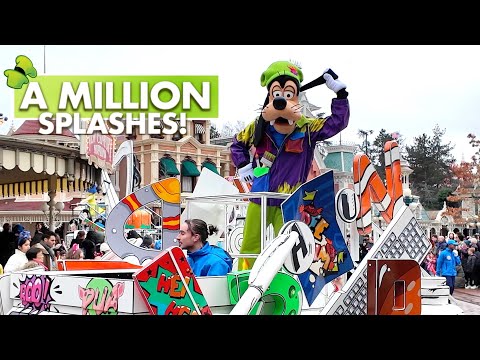 Parade 'A Million Splashes of Colour' - Disneyland Paris 2024 ✨