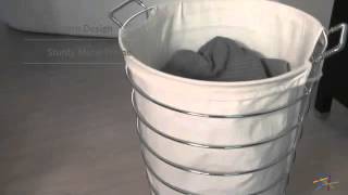 Organize It All Jumbo Laundry Basket with Canvas Bag - Product Review Video