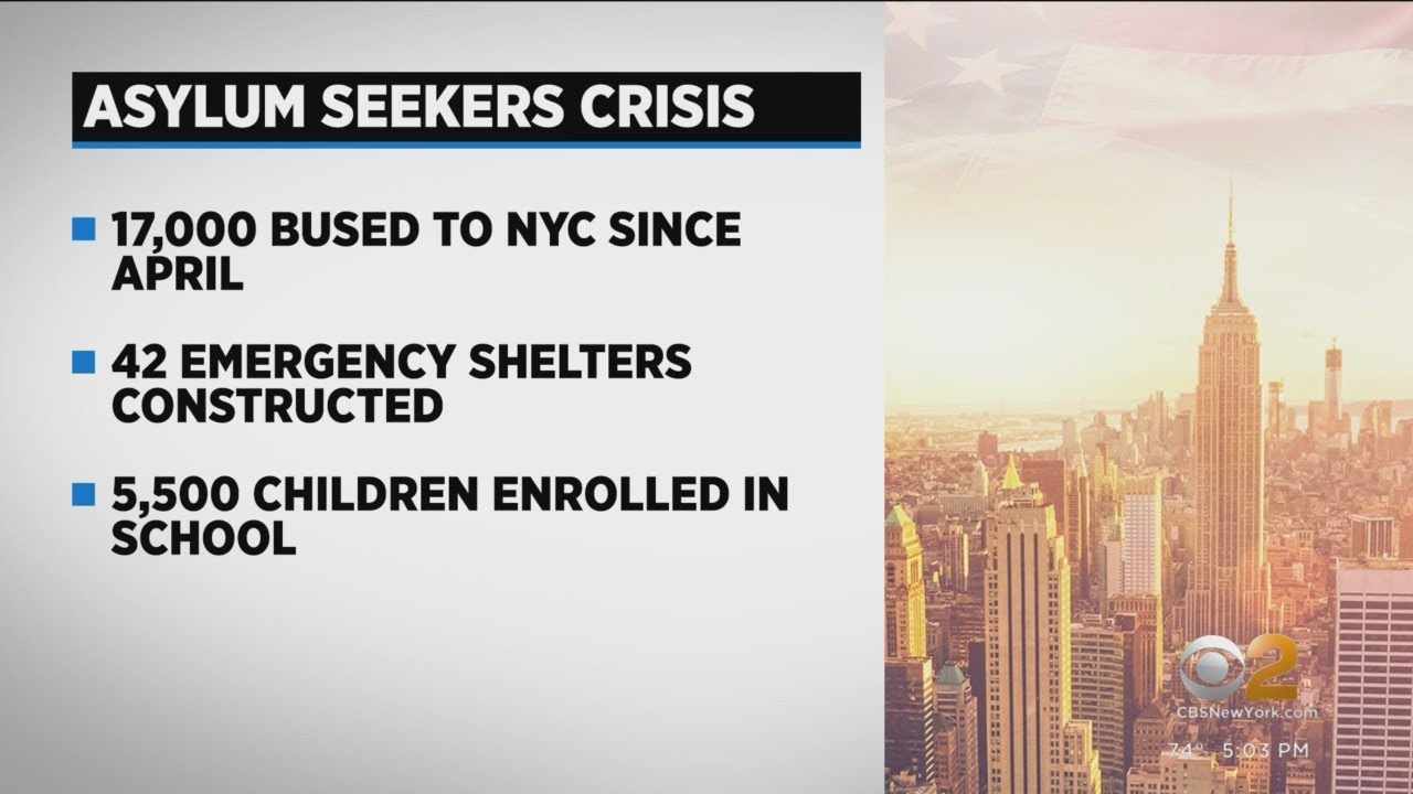 NYC mayor declares state of emergency over influx of migrants - YouTube