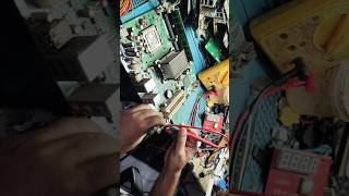 Intel DG31GL MOSFET short &amp; PCH Hitting Problem #repair #viralstips #trending #shorts