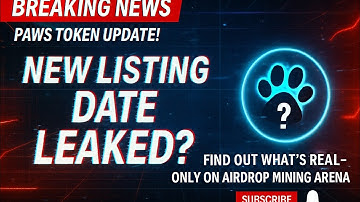 PAWS Token Update – New Listing Date & Official News!