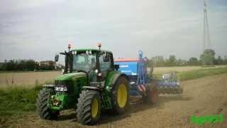 John Deere 6430 Premium Autopower Lemken Solitair 9 5 M - Sowing Rice