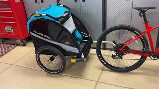 Burley D&#39; lite X Bike Trailer &amp; Stroller Review and configuration