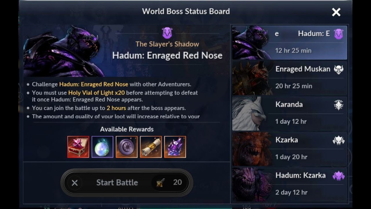 World Boss Fight in Hadum: Enraged Red Nose