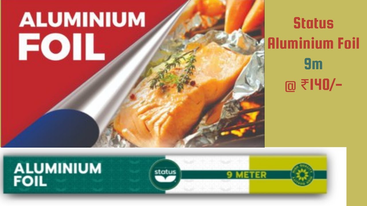 Status Aluminium Foil Paper 9m | Ordered from JioMart at just ₹140/-