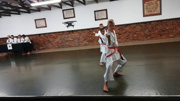 Christian karate grading Green 1 6th Kyu - Kata