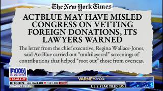 Rep. Burlison: ActBlue Pulled Back Safeguards, Opening Door to Foreign Donations
