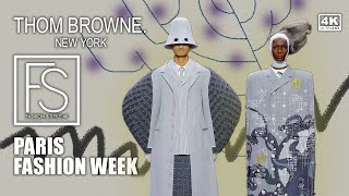 THOM BROWNE FW 23/24 PARIS First Couture 4K Full Runway Show Grace Elizabeth,Sara Grace Wallerstedt