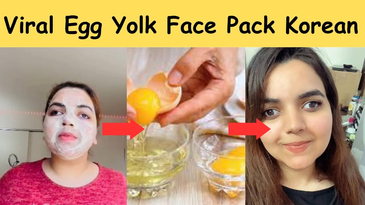 Viral Egg Yolk Face Pack Korean Anti Aging Korean Skin Care Hindi 