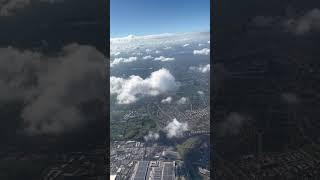 View from Airplane Window ✈️ Clouds &amp; Sky