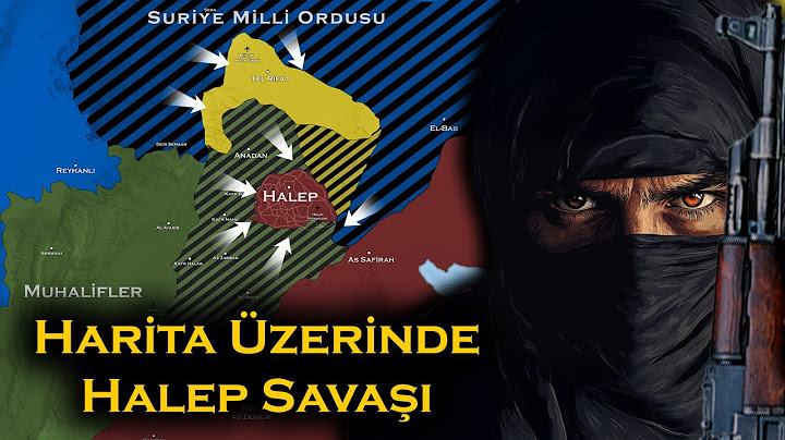 HTŞ Halep'i Böyle Aldı | Harita Üzerinde Halep Savaşı