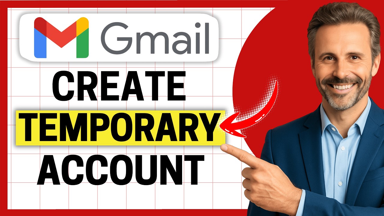 How To Create Temporary Gmail Account And Password [Easy Guide] - YouTube