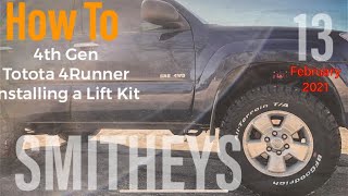 Easy Suspension Lift Kit Install |Driveway lift | 4th Gen 4Runner