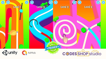 Line Road Color 3D Game | Unity Source Code | 100% tested