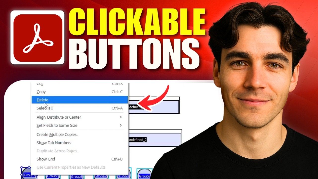 How to Remove Clickable Radio Buttons From a Fillable PDF Form in Adobe ...