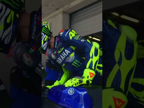 MotoGP Icon Valentino Rossi Rides His #Yamaha YZF-R1 at WSBK Portimao Test #Shorts
