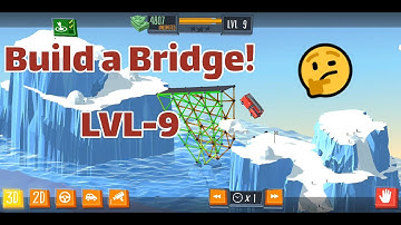Build a Bridge Challenge: Can You Beat Level 9 ?