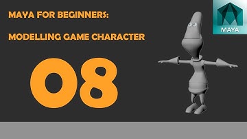 Maya Modeling Tutorial - Modeling in Maya for Beginners Part 8