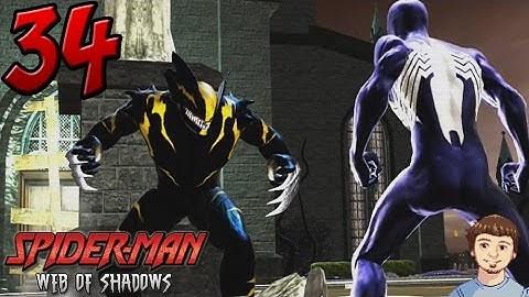 Spider Man: Web of Shadows - PART 34 - Symbiote Wolverine Vs. Spider-Man & Rhino
