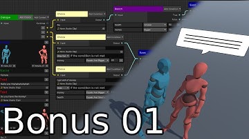 Unity Dialogue Editor Tutorial made with graph view - Bonus 01