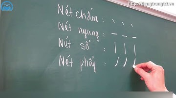 HỌC TIẾNG TRUNG - Bí Kíp Viết Chữ Hán Đẹp và Đúng Nét Của Người Trung Quốc