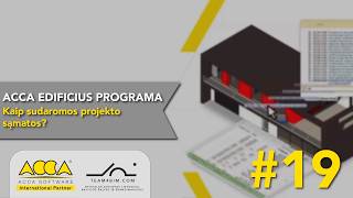 Sąmatų sudarymas | ACCA Edificius