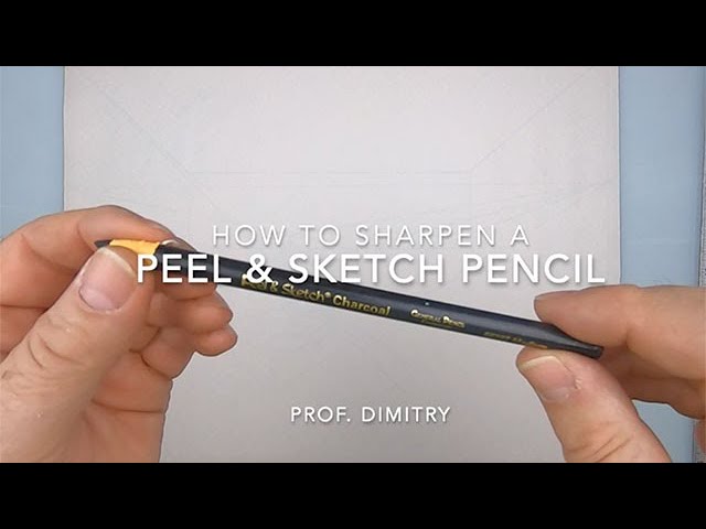 How to Sharpen a Pencil Like a Boss (for Drawing) - Narrated 