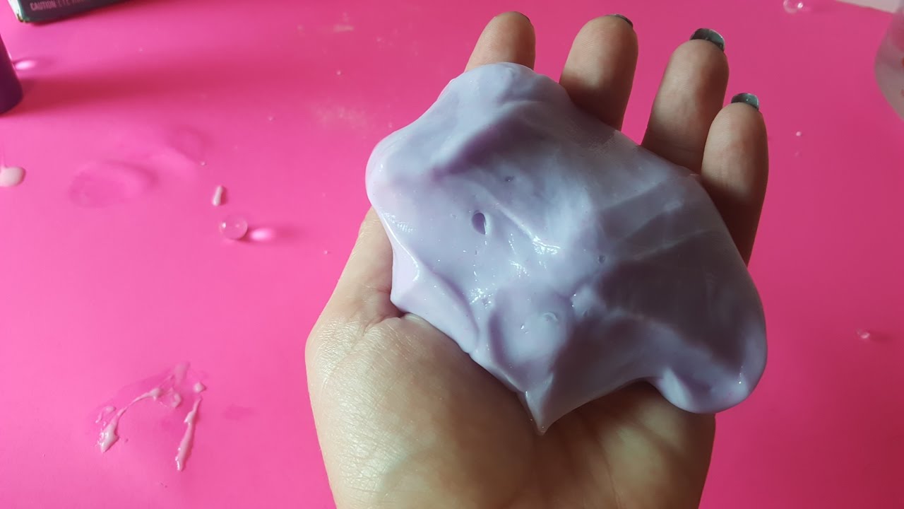 How To Make Purple Lavender SCENTED Slime 