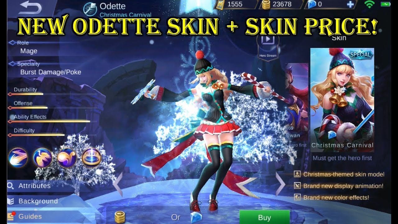 Mobile Legend Odette Skin