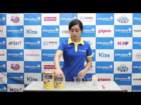 Video Hướng dẫn cách pha sữa Enfamil A số 1 đúng cách - youtube