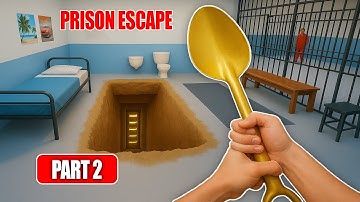 Prison Escape Simulator Part 2 | Secret Tunnel Escape | Urdu Hindi Gameplay Walkthrough