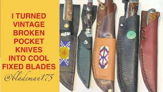 HOMEMADE BIRD & TROUT KNIVES