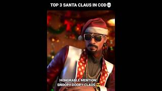 Top 3 Naughty Santa Claus In Call Of Duty!! 🗿😎 #shorts #cod #bo6