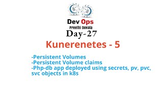 Day 27 DEVOPS LIVE TRAINING September 2023 - Kubernetes -5