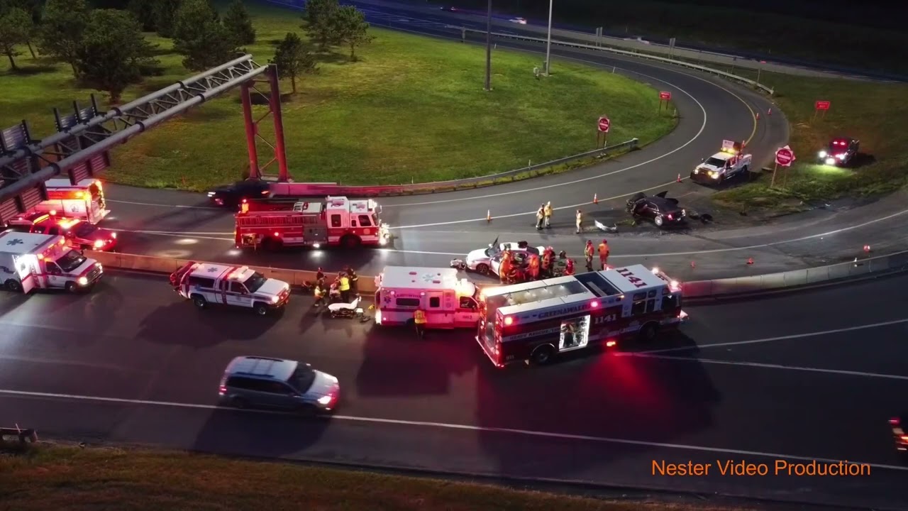 2 Extricated in Turnpike Crash, South Whitehall, Pennsylvania YouTube