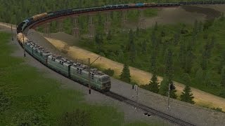 Северомуйский обход, БАМ. Trainz 2012