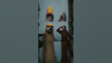 Cap Pi đi thăm các chú bộ đội và tặng gạo cho các chú. | Cap Pi visits and helps border soldiers