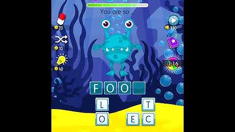 Word Monsters Level 196 Answers Solved Walkthrough Solution