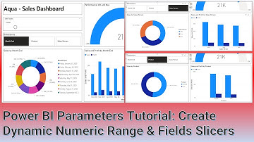 Power BI Parameters Tutorial: Create Dynamic Numeric Range & Fields Slicers