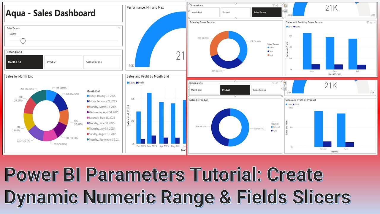 Numeric Range Power BI Parameters Tutorial: Create Dynamic Numeric Range & Fields ...