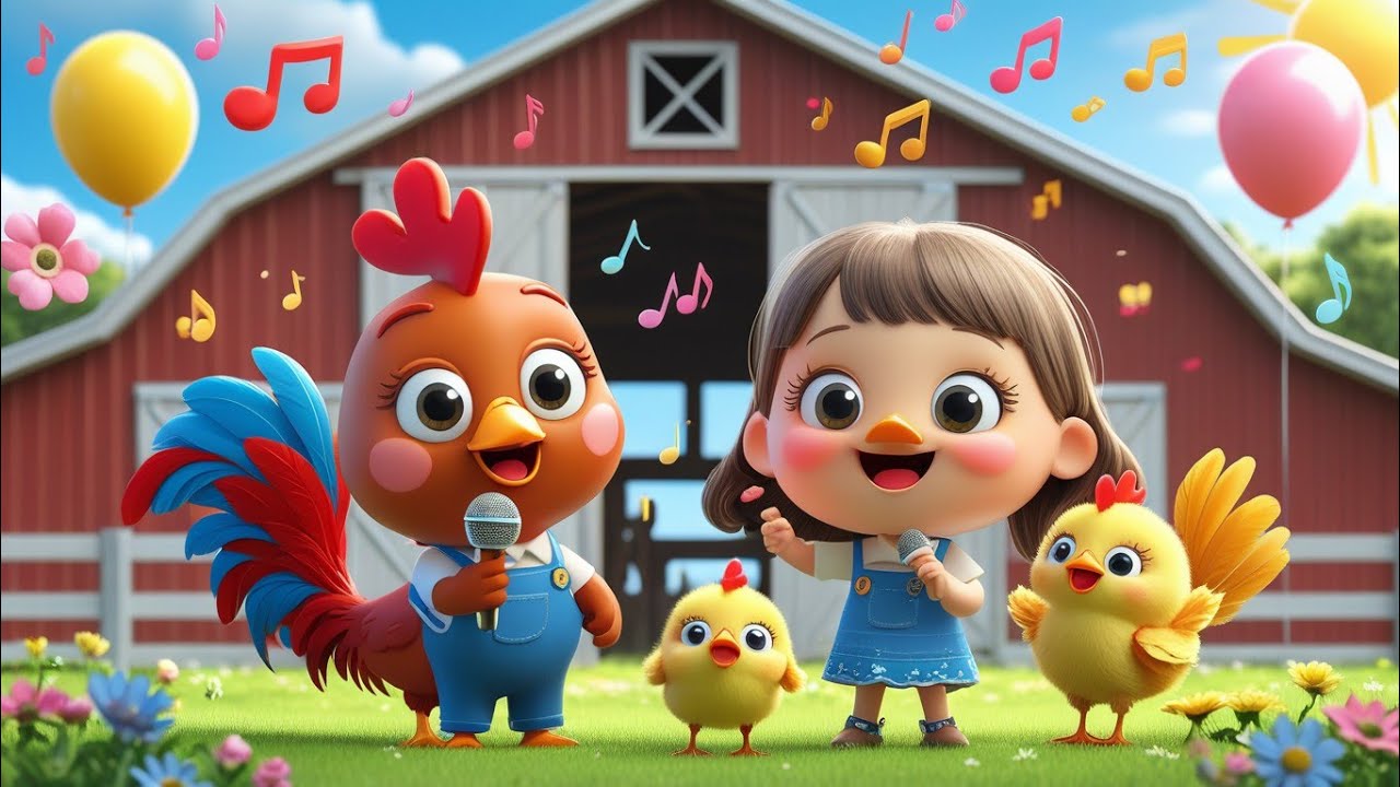 Colors on the Farm Song 🌈 | Learn Colors with Farm Animals | Kids Songs & Nursery Rhymes