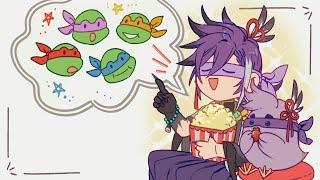 【Membership】Let's watch our first TMNT movie together Hakkitos! #holoTEMPUS #Banzoinhakka【EN】