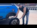 Tata Nexon Tyre and Rim Installation