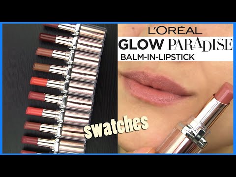 Video: L'Oreal kiiltävä Balm in Ginger Candy Review