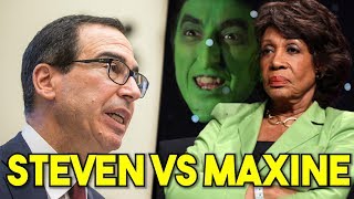 Maxine Waters and Steven Mnuchin Argue
