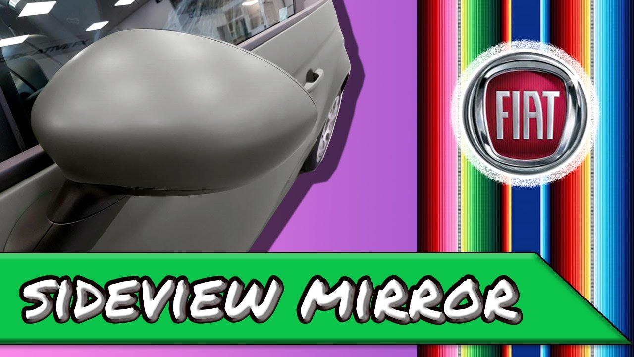 2012 Fiat Pop Sideview Mirror Replacement YouTube