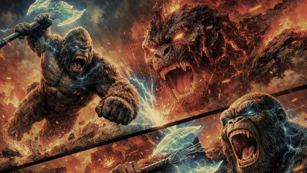 KING KONG: WAR OF GODS (Full Movie) | Epic AI Monster Battle in 8K